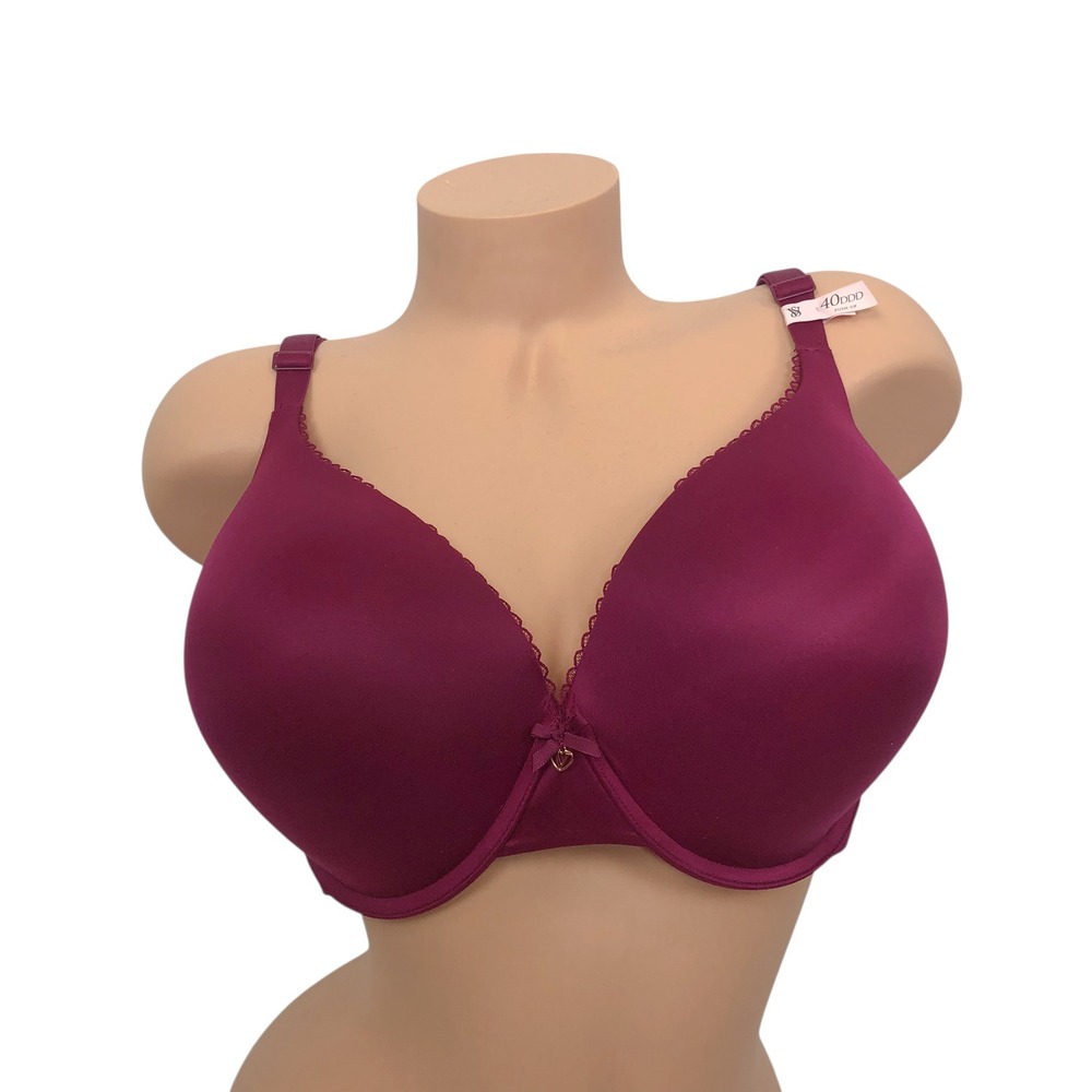 NWT Victorias Secret Body By Victoria Perfect Shape Push Up Bra Size 40DDD Pink